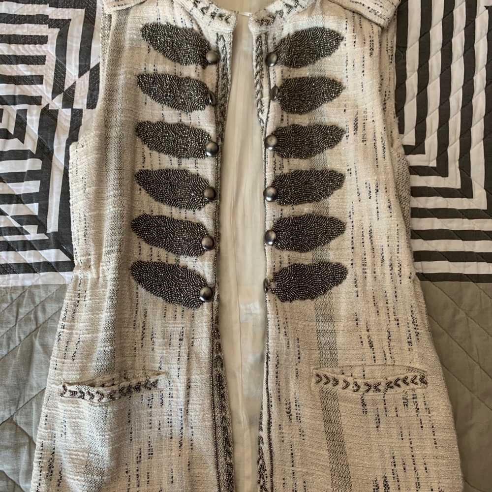 Zara beaded vest